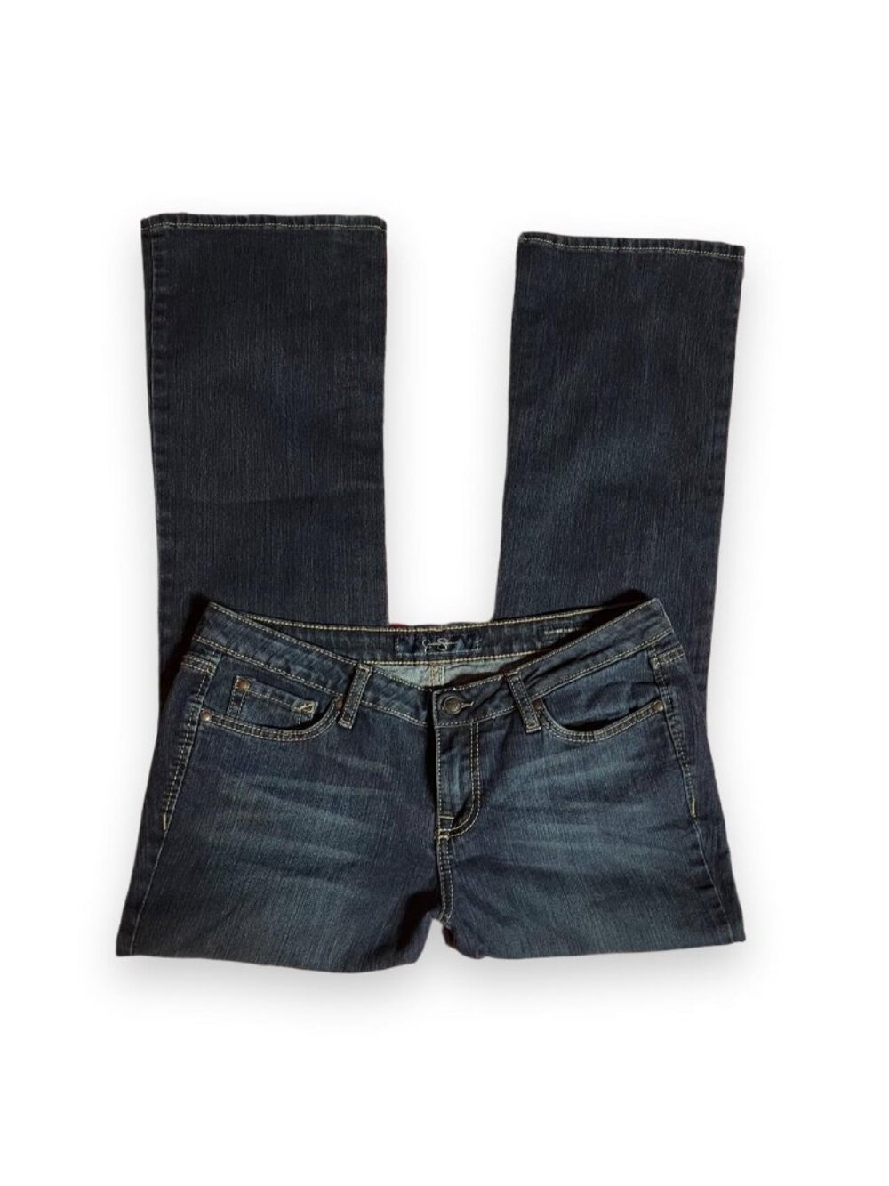 2000s dark wash bootcut jeans